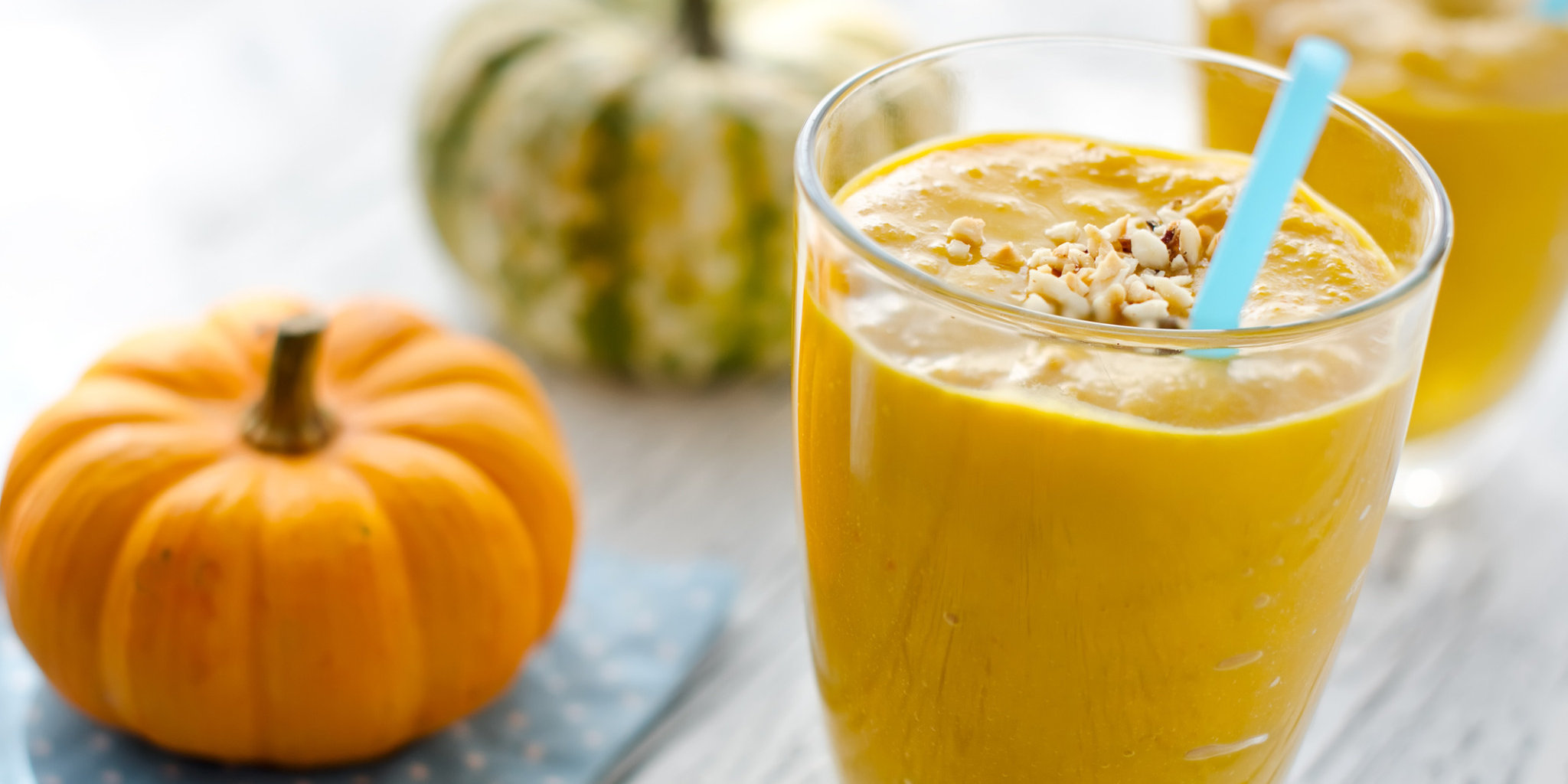 Healthy yellow pumpkin smoothie ThinkstockPhotos Pumpkin oatmeal