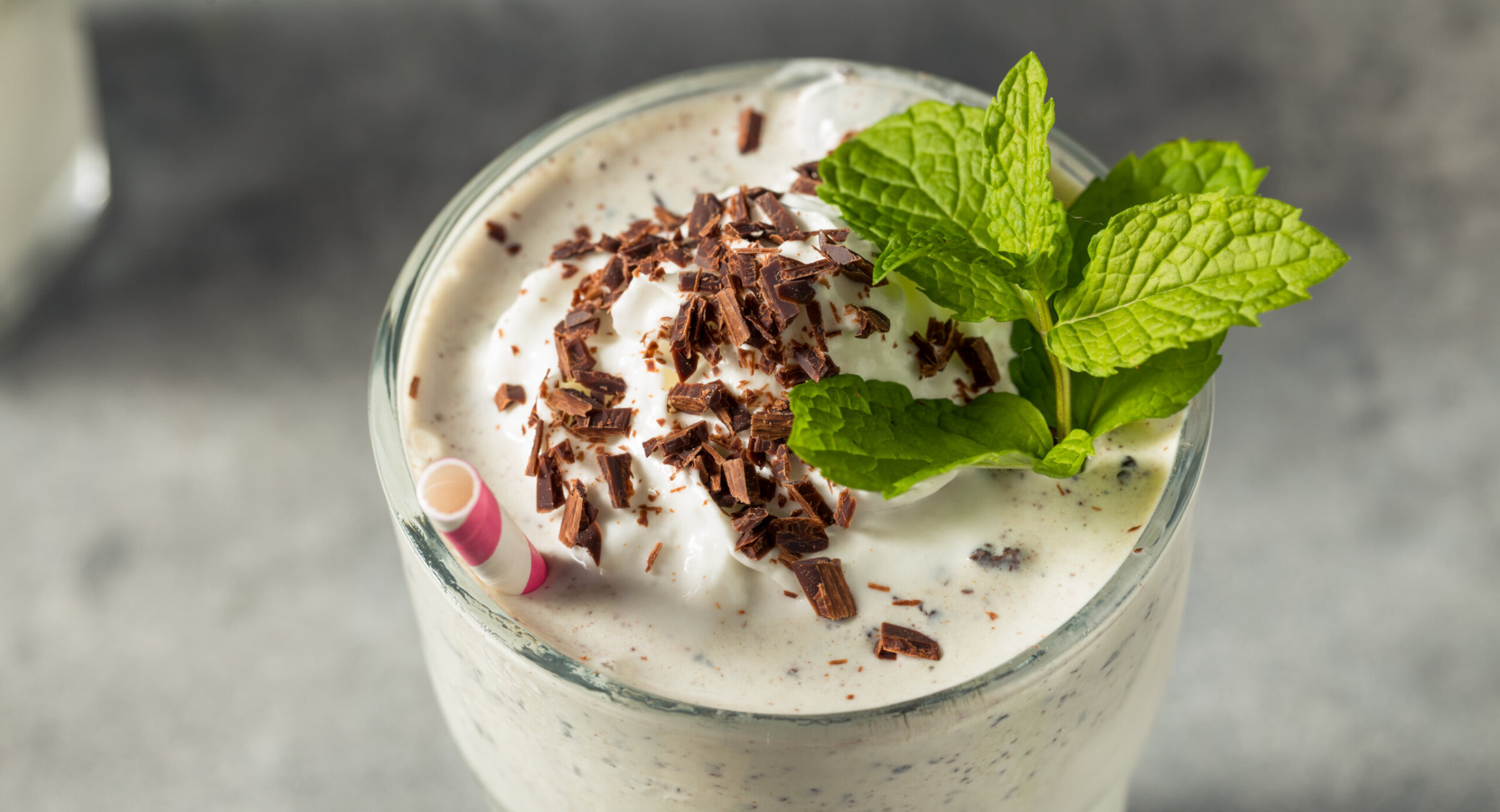 A seasonal hint of mint.