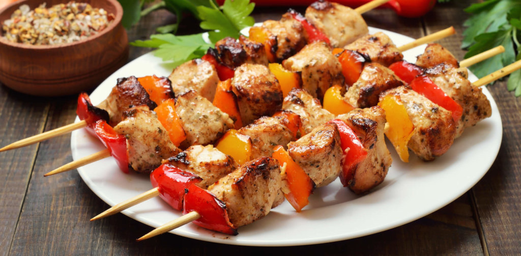 Honey-Lime Chicken Kebabs