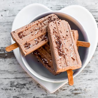 Homemade Chocolate Fudgsicles