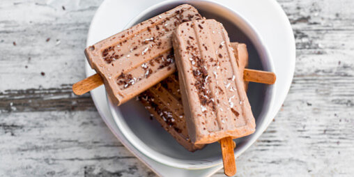 Homemade Chocolate Fudgsicles