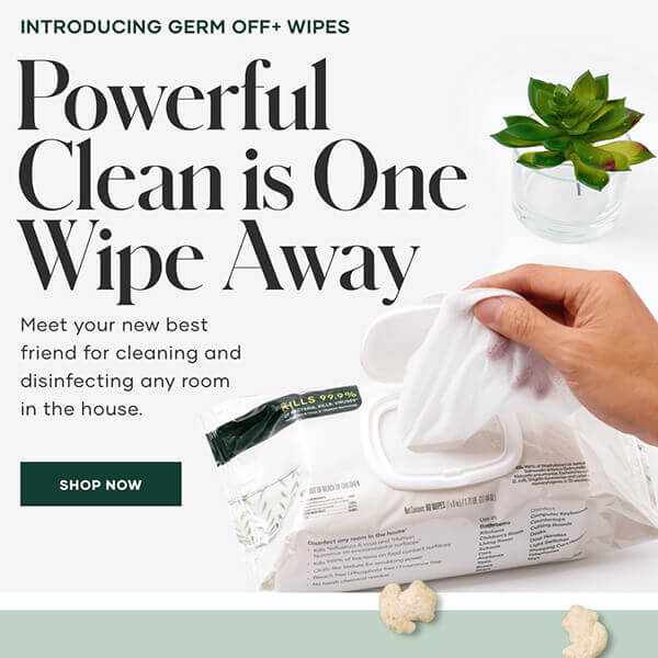 Get Clean® Germ Off+ Wipes