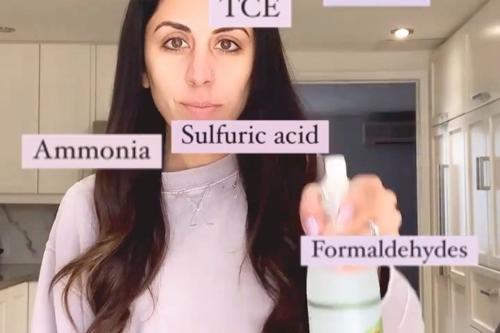 @nataliefyonfitness reminding us to go green with our cleaning products. ...