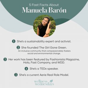 Fact number 6... she’s hosting a free Wellness Wednesday class about sustainabil...