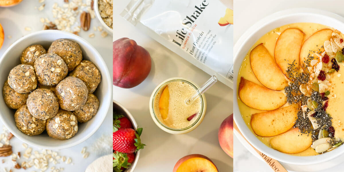 3 Summer Peach Plant Protein Recipes Shaklee