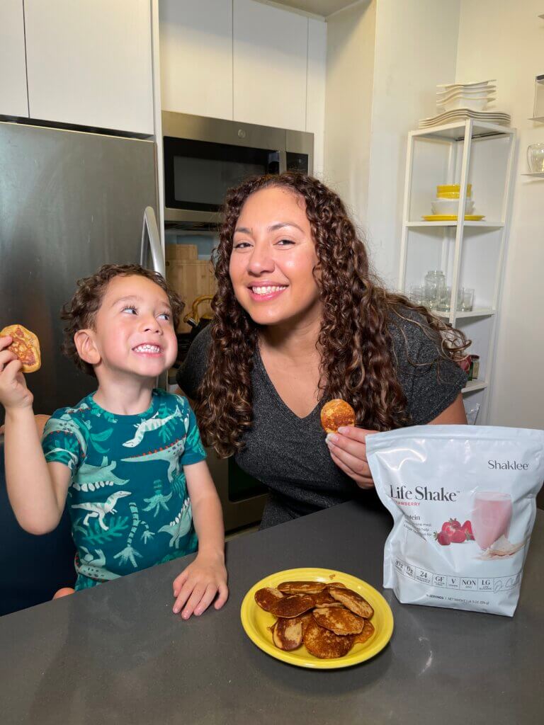 Make Memories in the Kitchen: Easy Life Shake™ Protein Mini Strawberry Pancakes for Parents and Kids , Shaklee Corporation